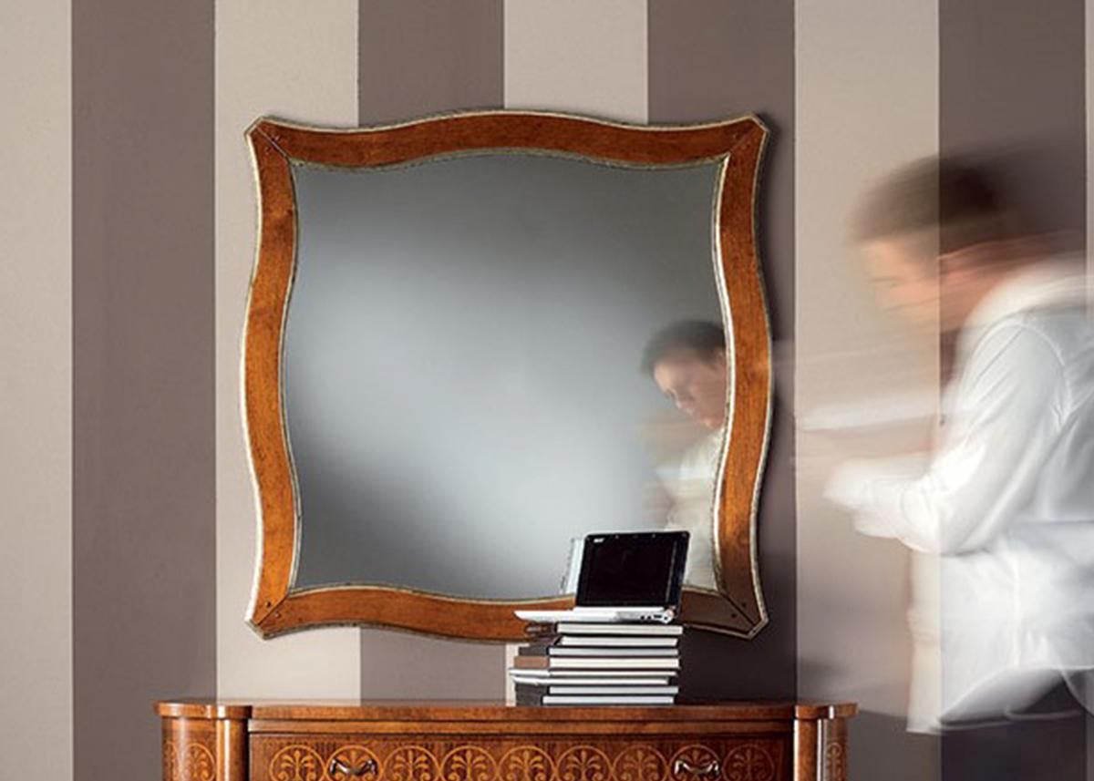 Квадратное фигурное зеркало от салона мебели Альянс