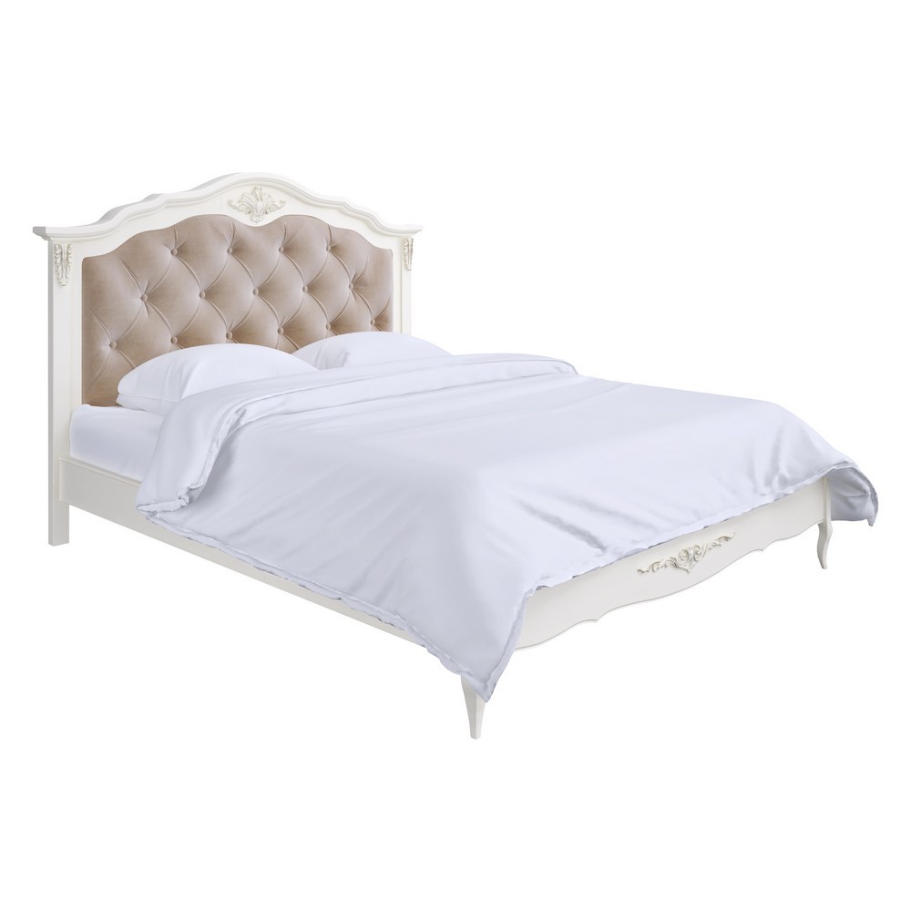 Кровать с мягким изголовьем 160*200  Romantic  R316 от салона мебели Альянс