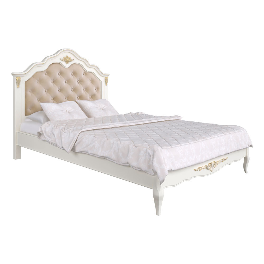 Кровать с мягким изголовьем 120*200  Romantic Gold  R112g от салона мебели Альянс