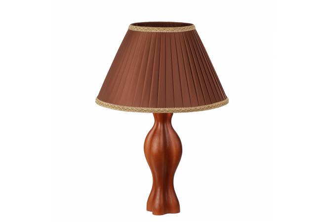Лампа настольная Риальто коричневый бук от салона мебели Альянс