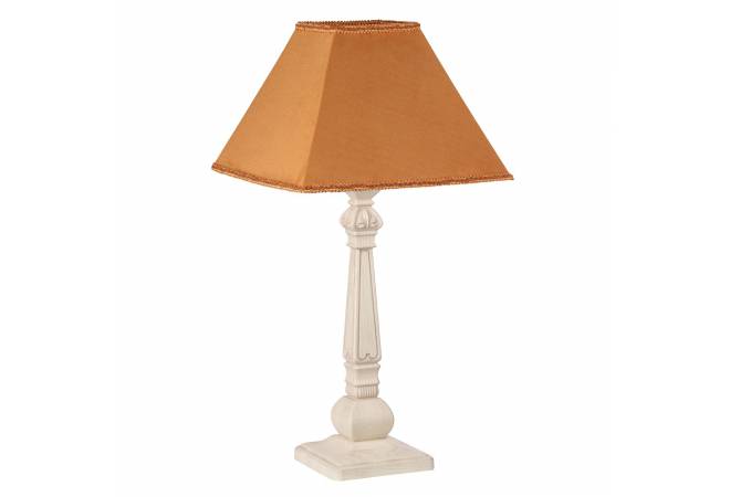Лампа настольная Бернар бежевый дуб с коричневой патиной от салона мебели Альянс
