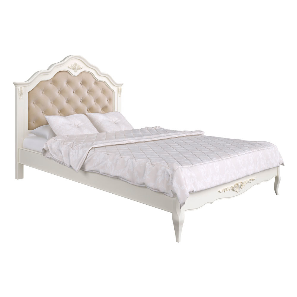 Кровать с мягким изголовьем 120*200  Romantic  R112 от салона мебели Альянс