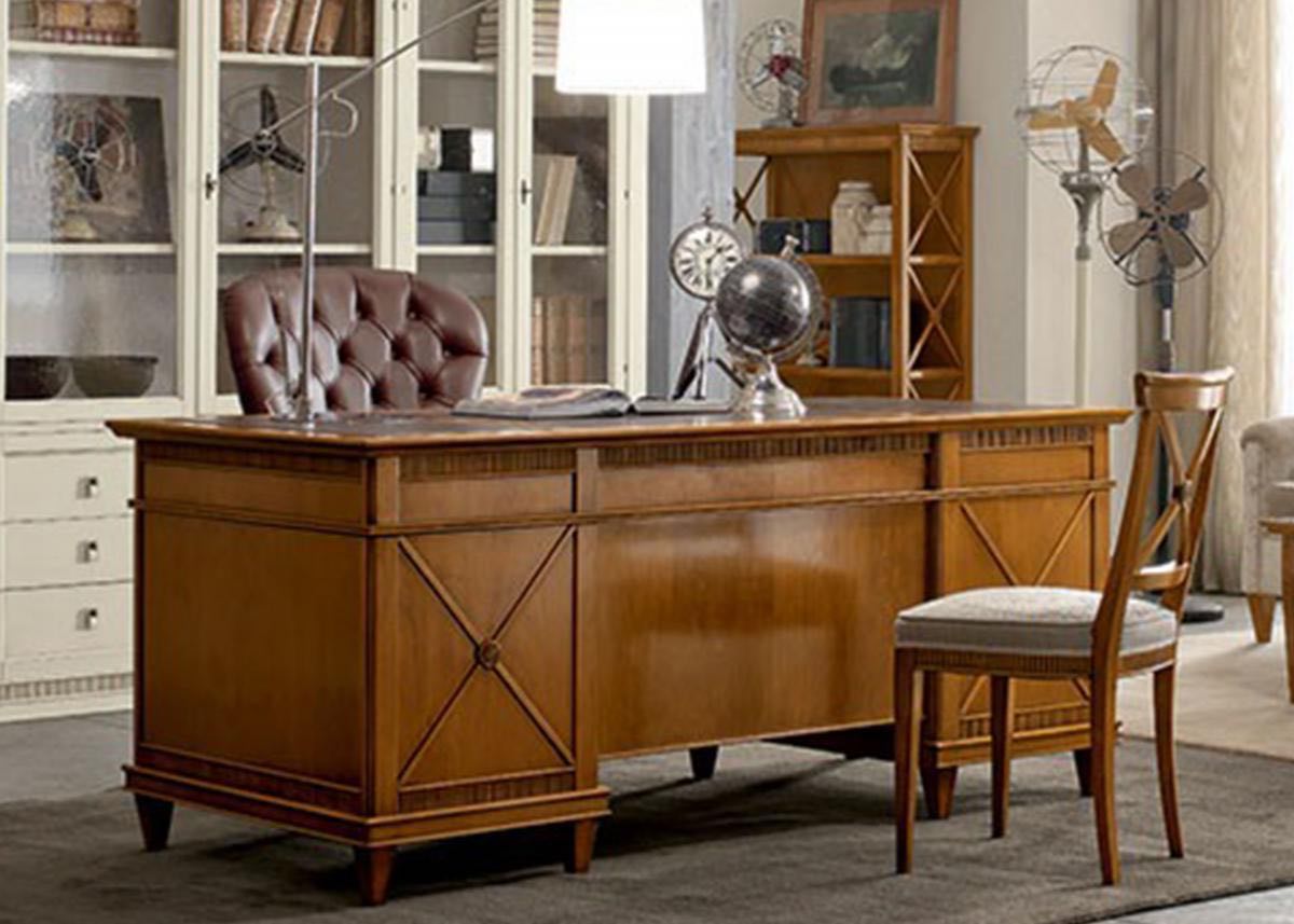 Президентский письменный стол с открываемой столешницей с потайным ящиком от салона мебели Альянс