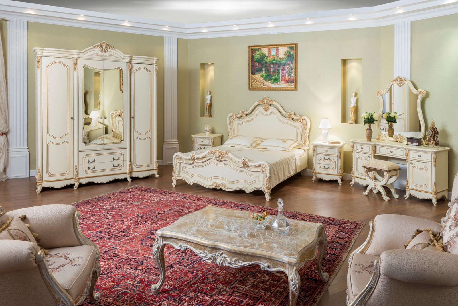 спальня Мона Лиза крем от салона мебели Альянс